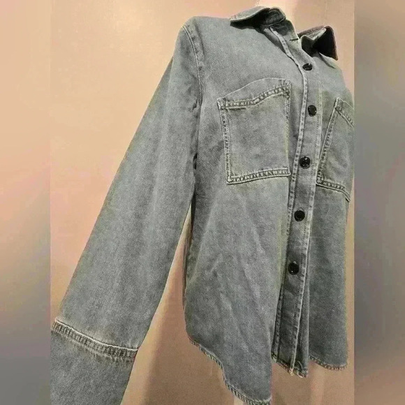 NWT Massimo Dutti Jean Jacket Size XL - Picture 5 of 9